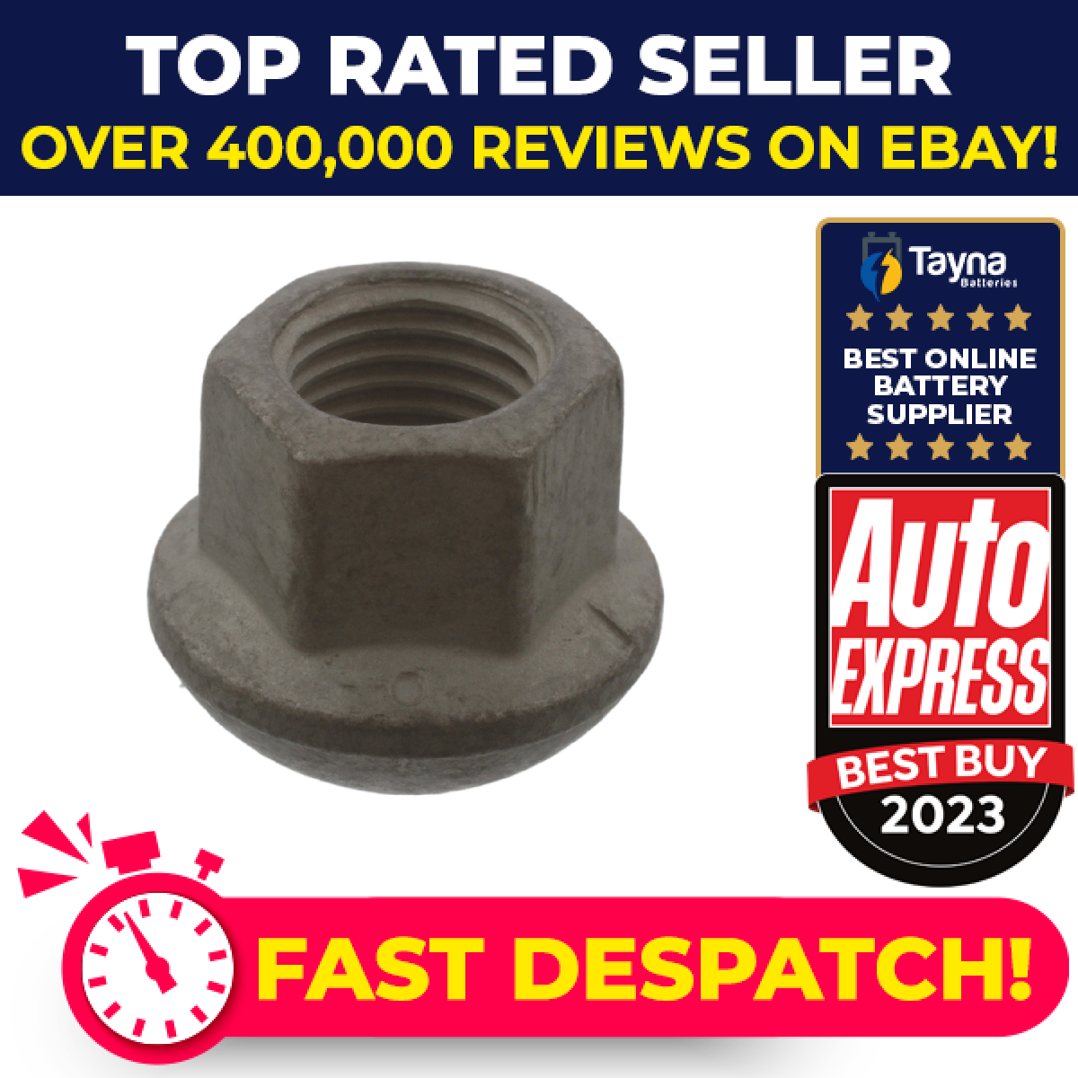 Nut fits MERCEDES SPRINTER 2.3 95 to 06 M111.984 A0009900059 A0009970526 Febi
