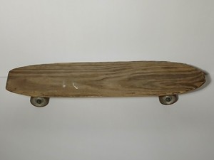 Vintage 1950’s Wood Skateboard 22”x5 1/2" Vintage Skateboard Antique Skateboard