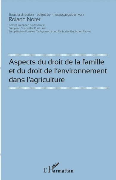 Roland Norer | Aspects Du Droit De La Famille Et Du Droit De L'environnement...-image
