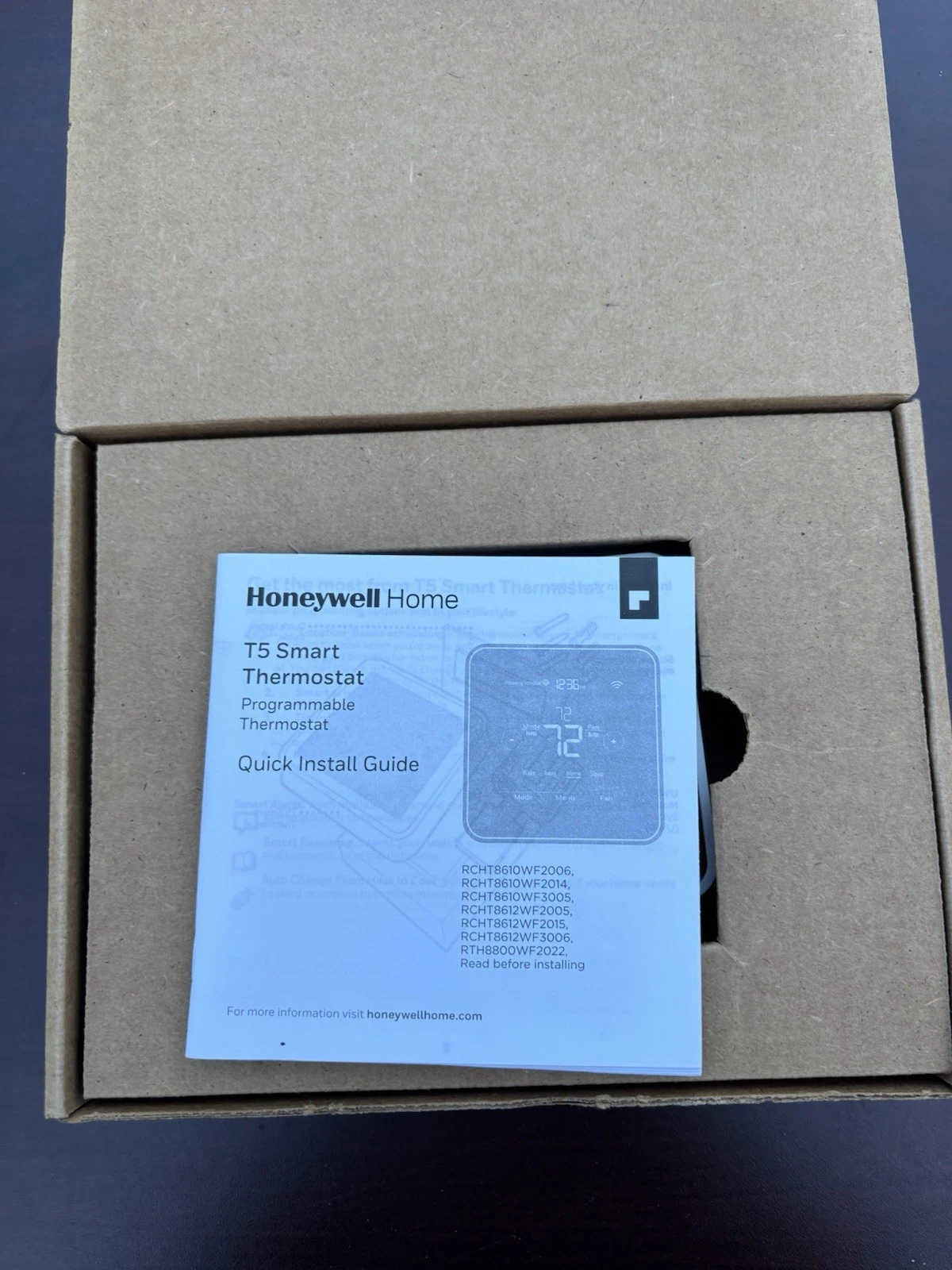 Honeywell Home T5 Wi-Fi Smart Thermostat - RTH8800WF Open Box Grade A
Opens in a new window or tab