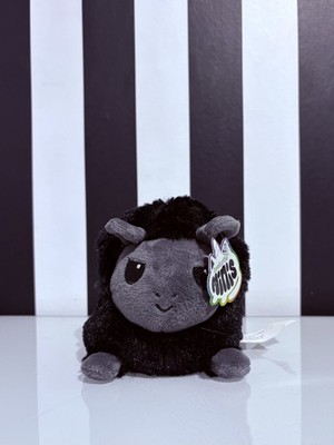   TeeTurtle Wende Minis schwarz Gothic Schaf Lama Happy Plüschtier Stofftier