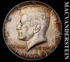 1964 Silver Kennedy Half Dollar - Choice Gem Brilliant Unc  Toned  #L6010