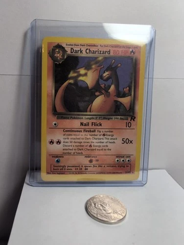 Dark Charizard 21/82 Pokemon Team Rocket Non Holo Rare WOTC Pokemon TCG MP-LP