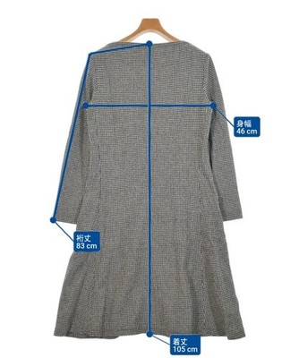 LIMI feu Coats (Other) BlackxWhite(Plover Plaid) S 2200592910048