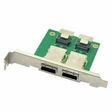 CY Mini SAS SFF-8088 To SAS 36Pin SFF-8087 PCBA Female Adapter With PCI Bracket