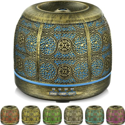 Aroma Diffuser mit 500ml Kapazität und 7 Farben Nachtlicht   Entspannung Pur