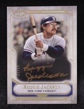 2021 Topps Tier One Reggie Jackson Auto 21/25 Yankees HOF On Card SSP #T1TA-RJA