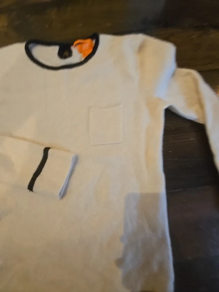 Joe Fresh Medium 100% Cashmere Sweater Ivory/Black Excellent  - Image 4 of 4