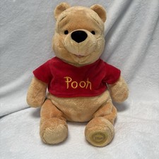 Disney Store Winnie the Pooh PLUSH 16  AUTHENTIC EXCLUSIVE Beanie Stuffed Animal