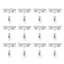 25 Pcs Retail Display Clips Supermarket Price Tag Clamp Holder for Sign