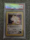 2000 POKEMON GYM CHALLENGE 1ST ED #74 GIOVANNI'S MEOWTH PSA 9