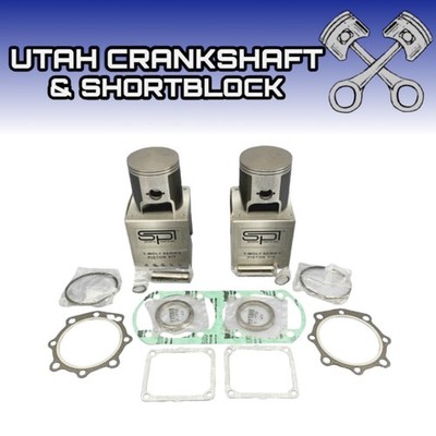 New 72mm STD SPI Pistons Top End Gaskets 1999-2001 Yamaha Phazer 500 PT VT