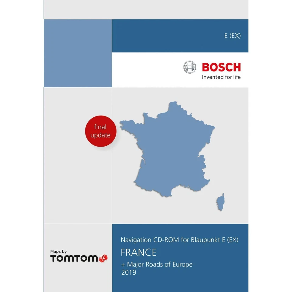 Blaupunkt Tele Atlas TomTom Frankreich TravelPilot E EX 2019 2 CD Major Roads of - Bild 2 von 4