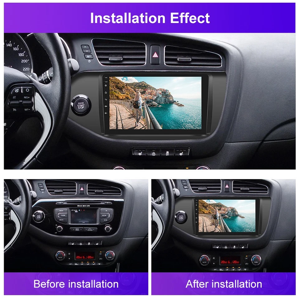 4+64GB Für Kia Ceed JD 2012-2017 Android15 Apple CarPlay Autoradio GPS Navi WiFi - Bild 2 von 4