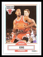 Stacey King 1990 Fleer #27  Chicago Bulls