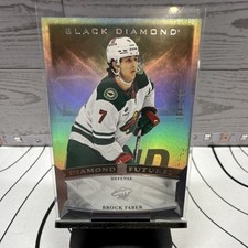 Upper Deck Black Diamond Diamond Futures Brock Faber # 194/299 Wild