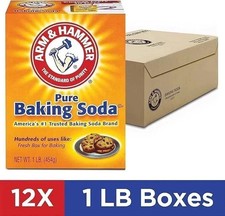 Arm  Hammer Baking Soda, 1 Pound Pack of 12 
