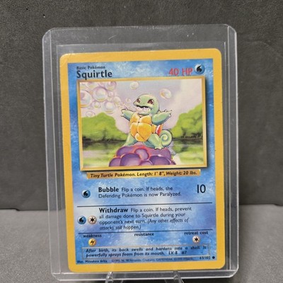 Squirtle 063/102 Base Set Regular