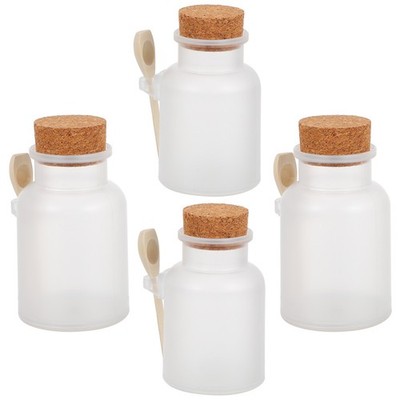 4 Pcs Aufbewahrung Flaschen Gläser Für Badesalz Nachfüllbare Versiegeltes Glas