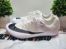 Nike Zoom Rival Sprint Track  Field White  Black Size 14 DC8753-100  No Spikes