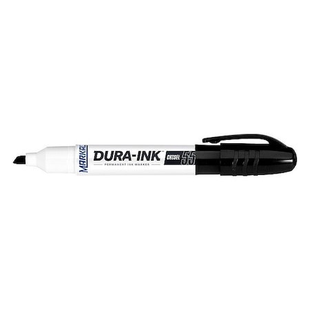 Markal 96529 Permanent Marker, Chisel Tip, Black