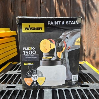 Wagner FLEXiO 1500 Handheld HVLP Paint & Stain Sprayer with iSpray Nozzle