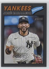 2026 Topps Heritage Dark Gray Border Jose Caballero José Caballero #328 5f0
