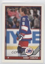 1991-92 O-Pee-Chee Randy Carlyle #72 0b4