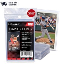 Ultra-Pro Card Sleeves 100 Pack 2-5/8" x 3-5/8" - Protect Your Cards