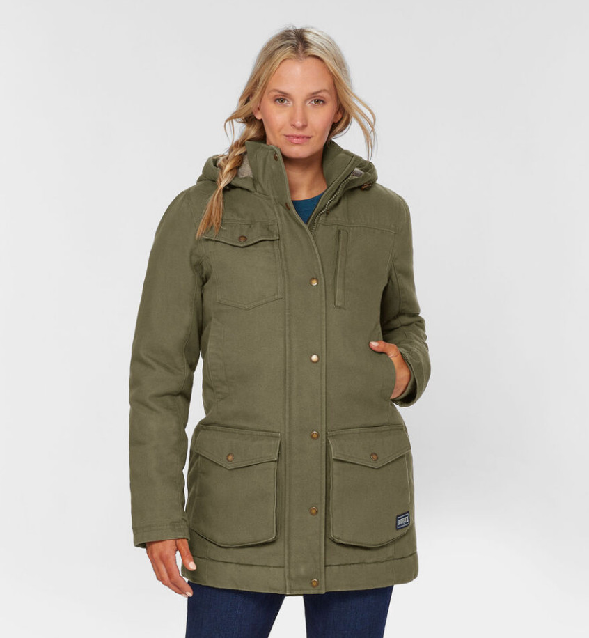 TOP SELLING Du.luth Women's Superior Fire Hose Insulated Parka, Loden