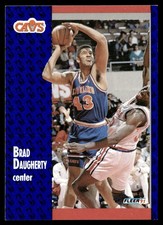 1991-92 Fleer Brad Daugherty Cleveland Cavaliers #34
