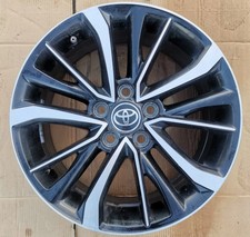1x Alufelge 17 Zoll 6.5" 5x114.3 44ET Toyota Corolla Avensis Rim Wheel