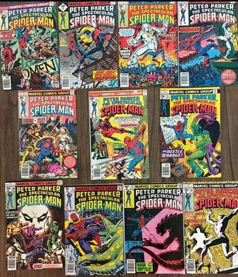 Peter Parker The Spectacular Spider-Man Early Run  #1 First Issue + 12 More Raw 