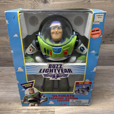 VTG Thinkway Disney Pixar TOY STORY BUZZ LIGHTYEAR ULTIMATE TALKING Figure