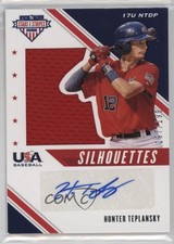 2020 USA Baseball Stars & Stripes 197/199 Hunter Teplanszky Teplansky Auto 17hc