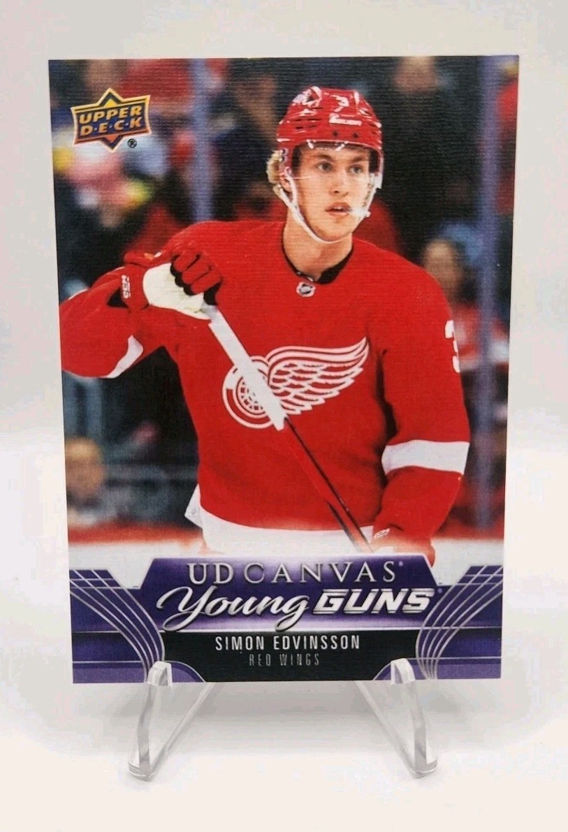 2023-24 Upper Deck Young Guns UD Canvas Simon Edvinsson #C113 SHIPS FAST