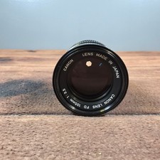 Canon FD 135mm f/3.5 Lens SLR Camera Black Good Manual Focus Prime