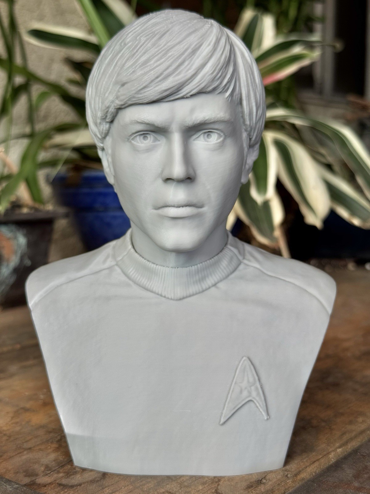 Star Trek TOS Busto Set 6,5” Statue Stampate in 3D Collezione Sci-Fi Crew 6pz foto 2