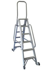 LFI Ladders Professional Industrial Double Sided Stock Picking Steps Designed UK