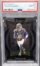 2024 Panini Select Caleb Williams RC #25 Rookie PSA 10 Chicago Bears MP2