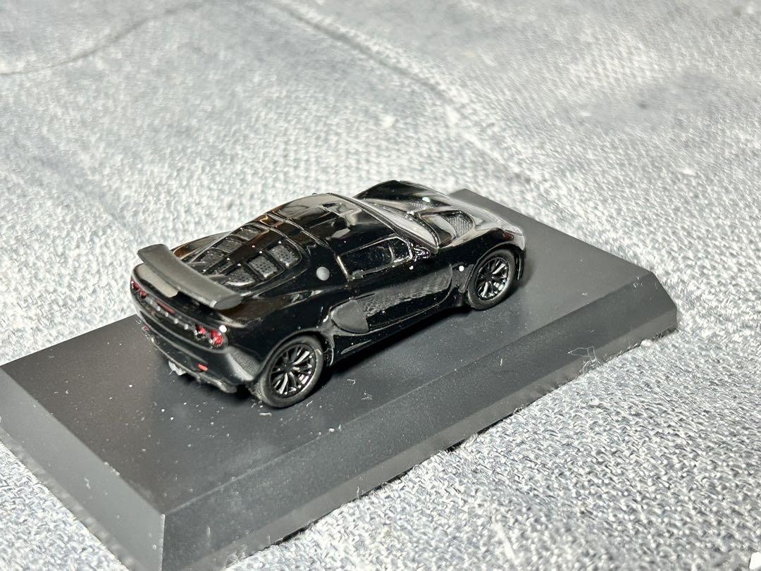 Lotus ミニカーコレクション（シークレット有り） Kyosho 1 64 Lotus Exige Black Diecast Car With Blister Card