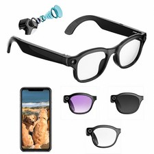 CQH AI Smart Glasses 4K Video Recorder Sunglasses