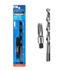 Century Drill & Tool 93202 Carbon Alloy National Pipe Thread Tap & Drill Combo