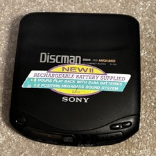 SONY Discman D-133 - Portable CD Player - Mega Bass - TESTED WORKING