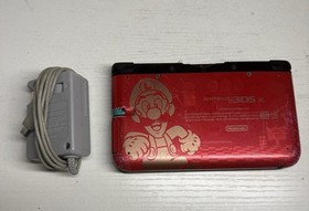 Nintendo 3DS XL New Mario Bros 2 Edition Red Handheld System - Tested/Works