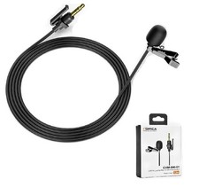 CVM-SM-O1 Professional Lavalier Microphone Omnidirectional Clip-on Condenser ...
