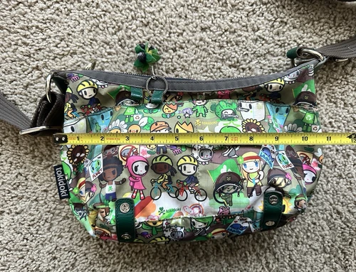 Tokidoki LeSportsac Crossbody Bag Eco Mondo Save The Planet Save Whales Rare - Picture 20 of 21
