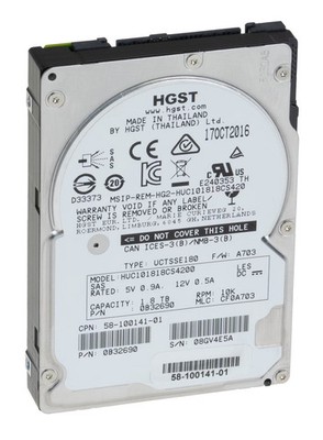 Disk HGST 1,8TB 2,5'' HDD SAS 12Gb 10k HUC101818CS4200