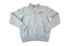 Vintage 2003 Harley Davidson Big Barn Iowa Graphic Zip Up Motorcycle Hoodie Men'