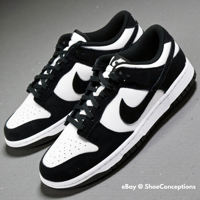 Nike Dunk Low Retro SE Shoe White Black FQ8249-100 Men's Sizes NEW
